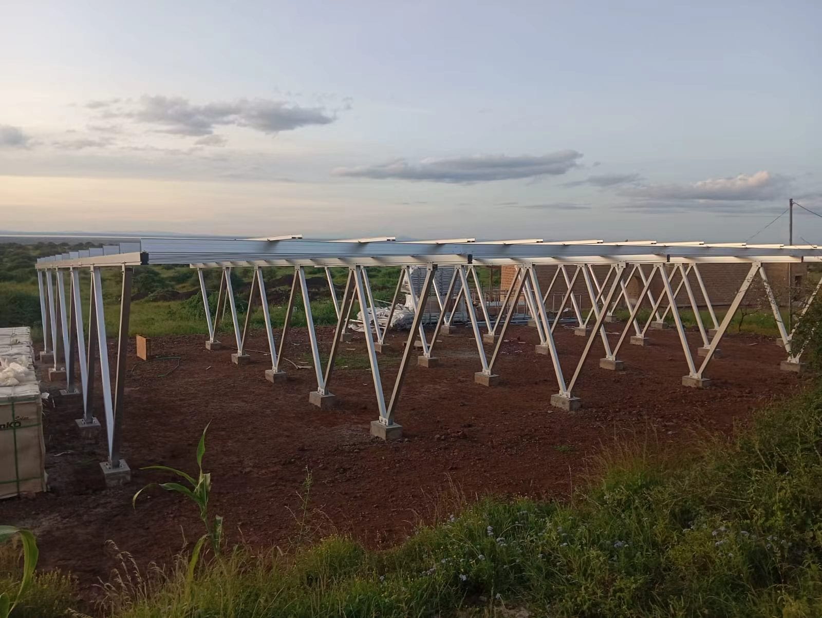 Solar ground mounting